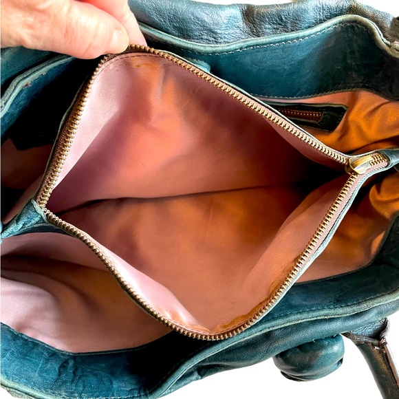 Falorni Teal Handbag - Picture 5 of 10